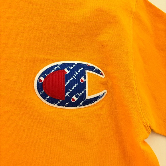 champion yellow logo tee - Picture 2 of 6